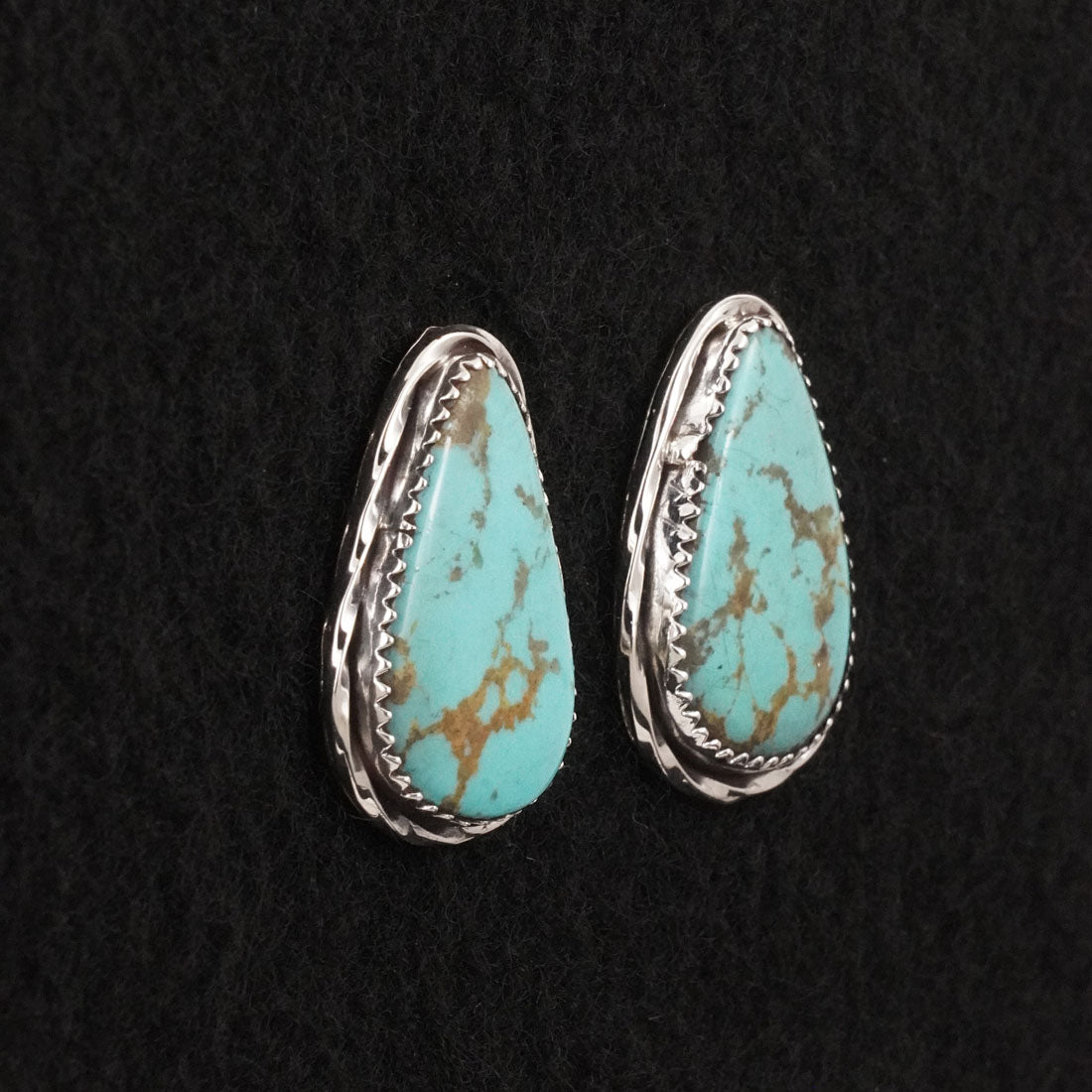 Ernest Hawthorne Turquoise & Sterling Silver Earrings