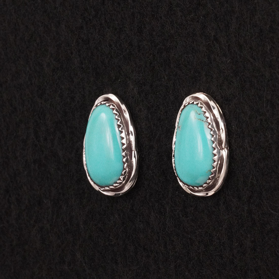 Ernest Hawthorne Turquoise & Sterling Silver Earrings