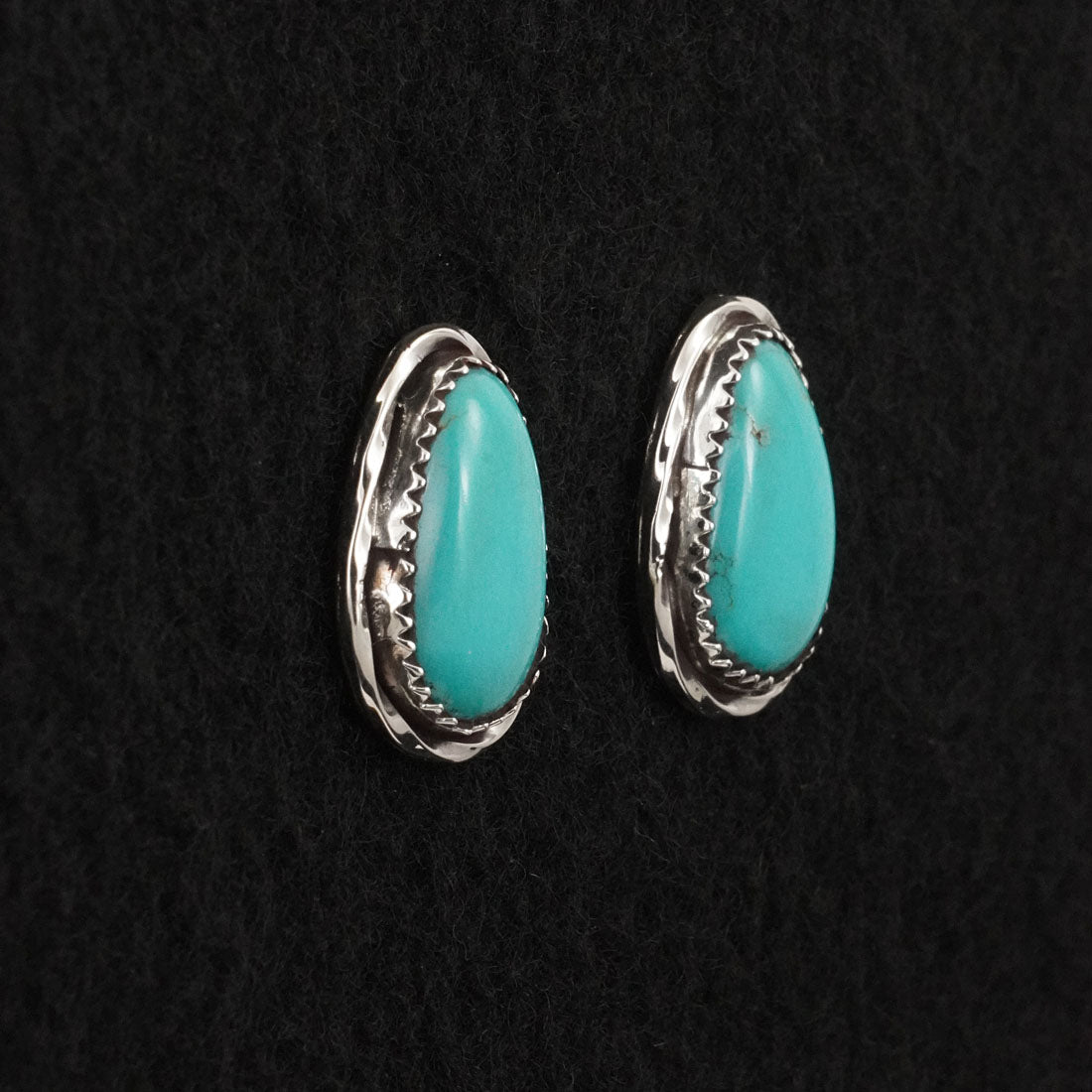 Ernest Hawthorne Turquoise & Sterling Silver Earrings