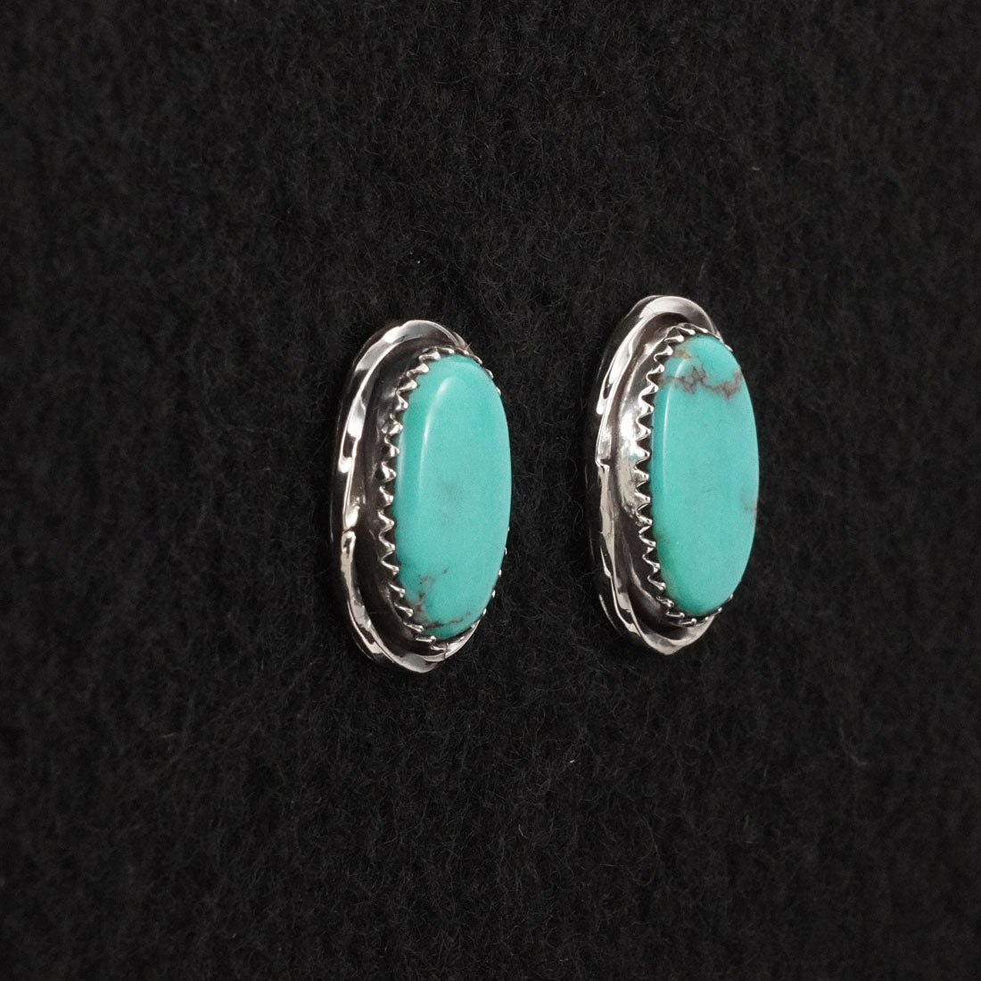 Ernest Hawthorne Turquoise & Sterling Silver Earrings