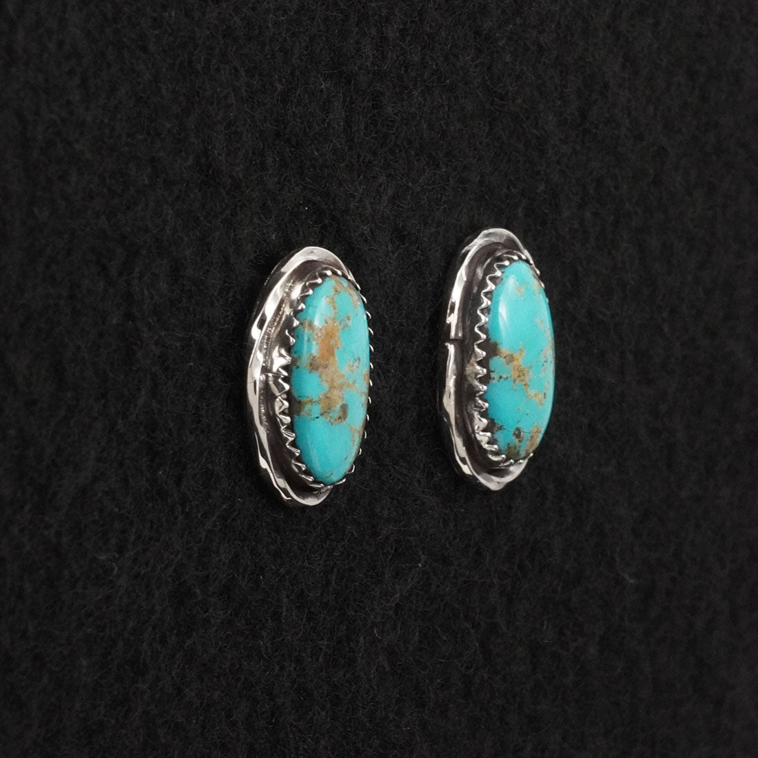 Ernest Hawthorne Turquoise & Sterling Silver Earrings