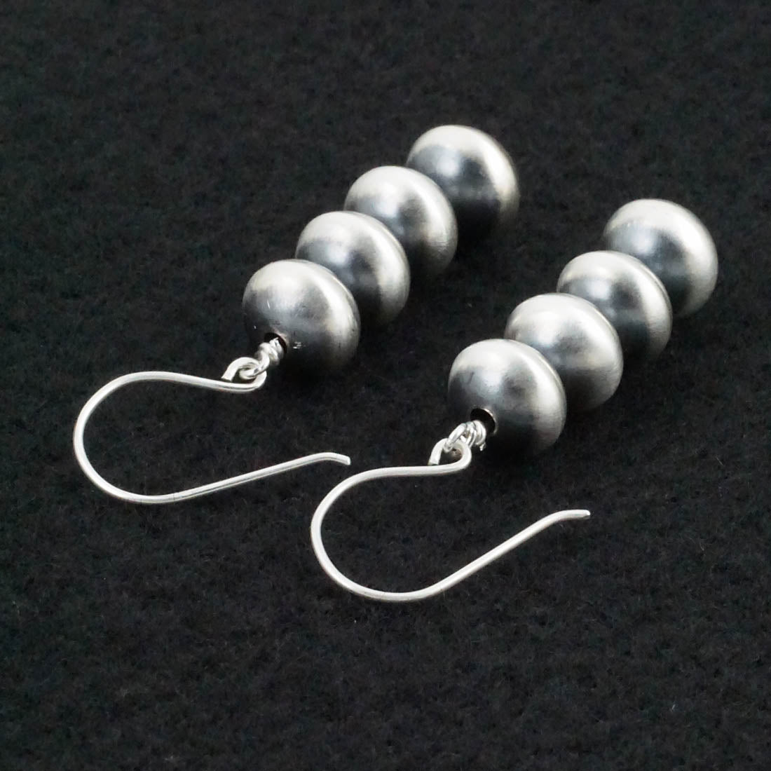 Bryannen Halwood Sterling Silver Navajo Pearl Earrings