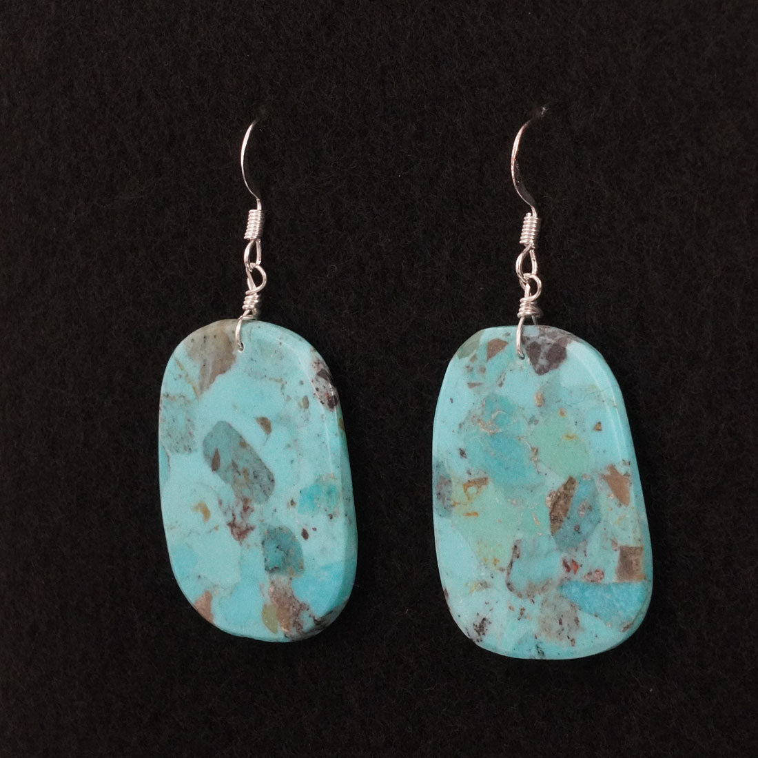 Lupe Lovato Turquoise & Sterling Silver Earrings