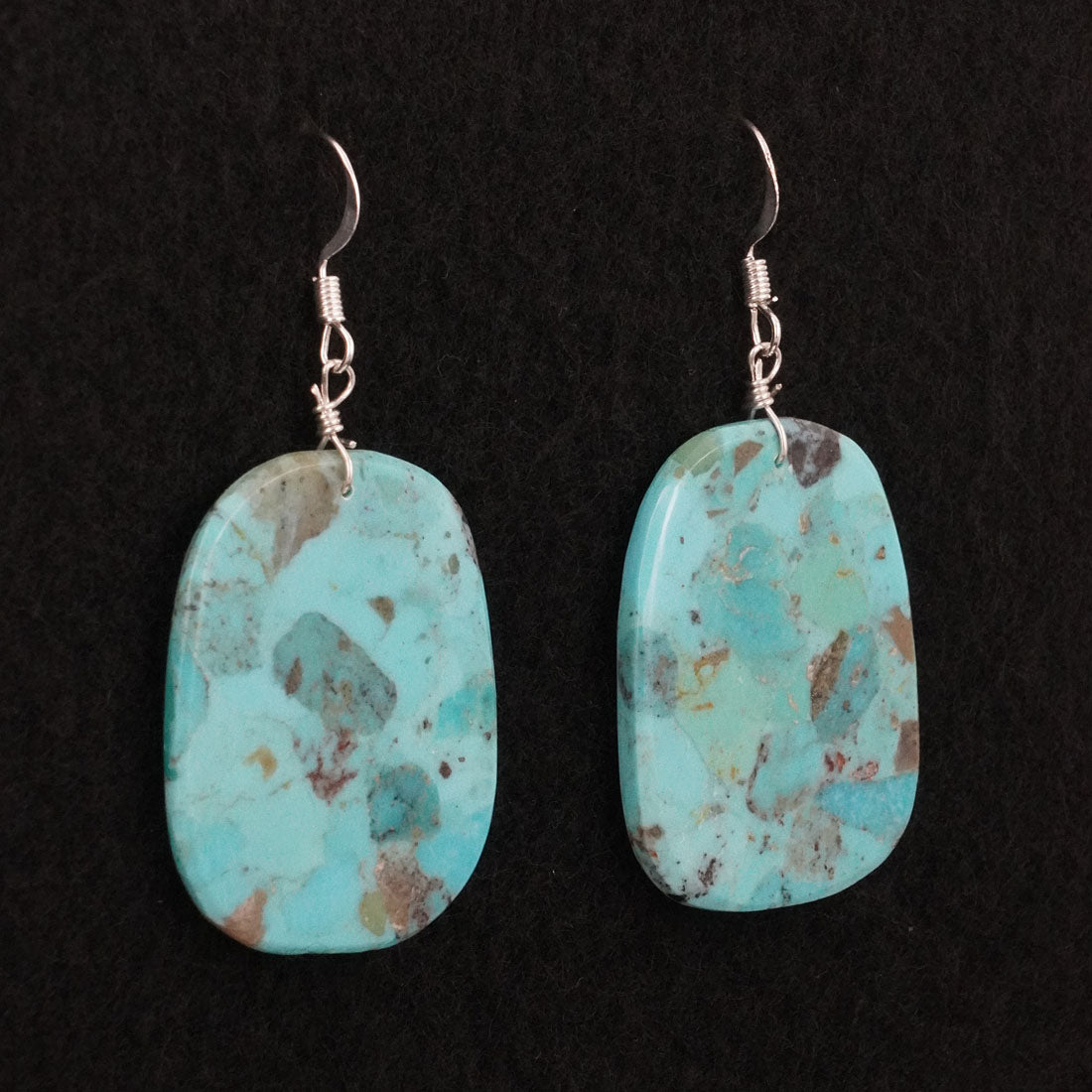 Lupe Lovato Turquoise & Sterling Silver Earrings