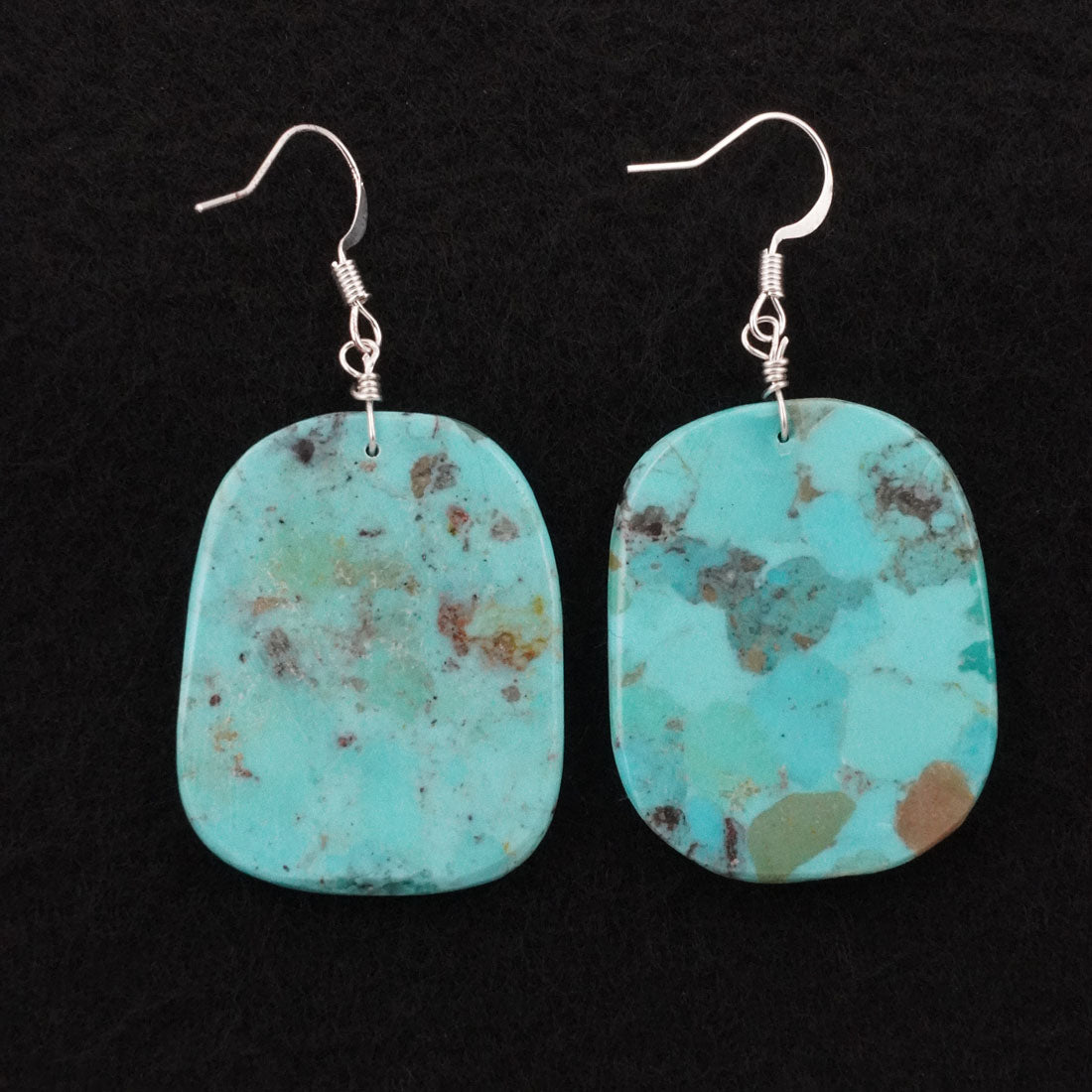 Lupe Lovato Turquoise & Sterling Silver Earrings