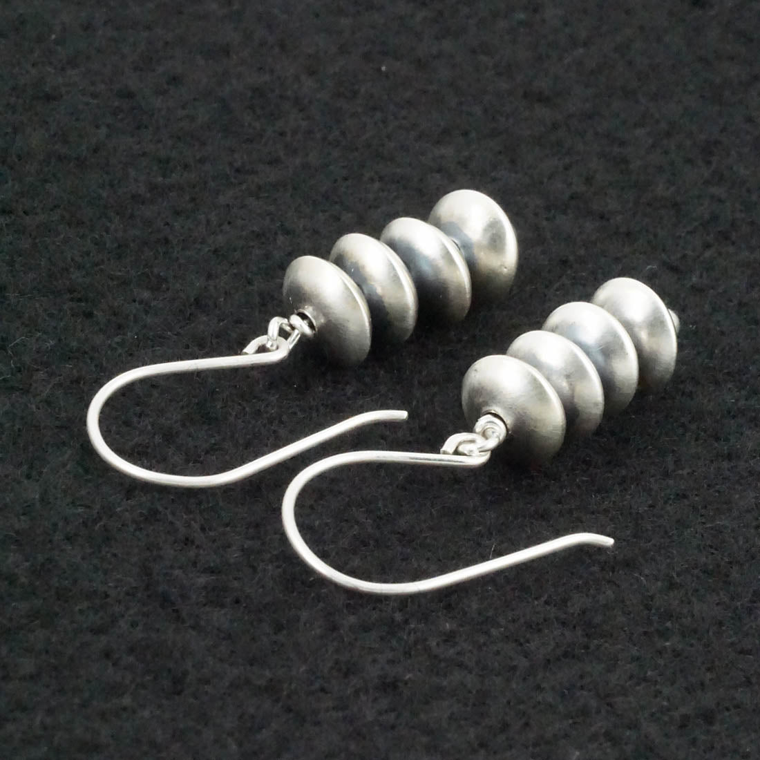 Bryannen Halwood Sterling Silver Navajo Pearl Earrings