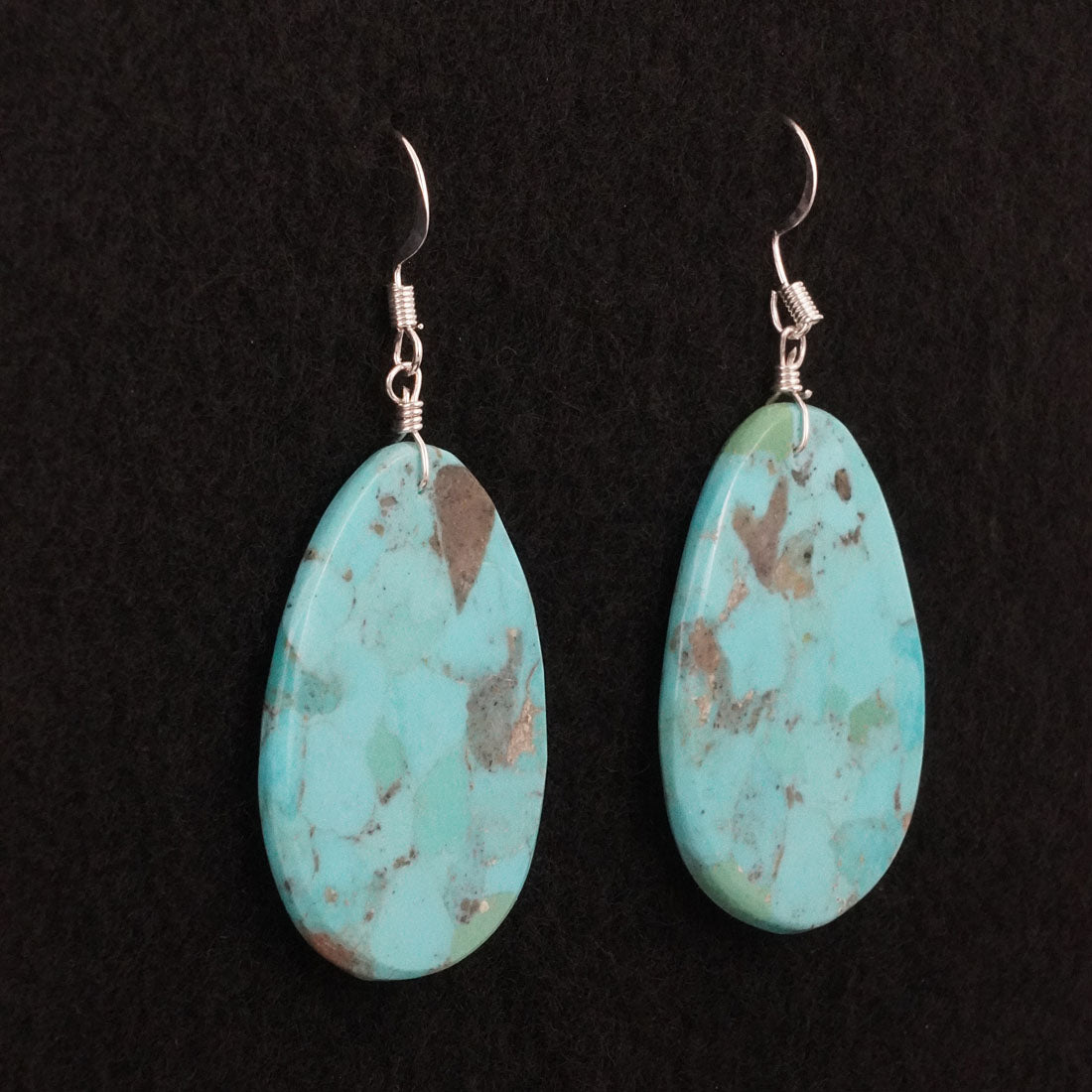 Lupe Lovato Turquoise & Sterling Silver Earrings
