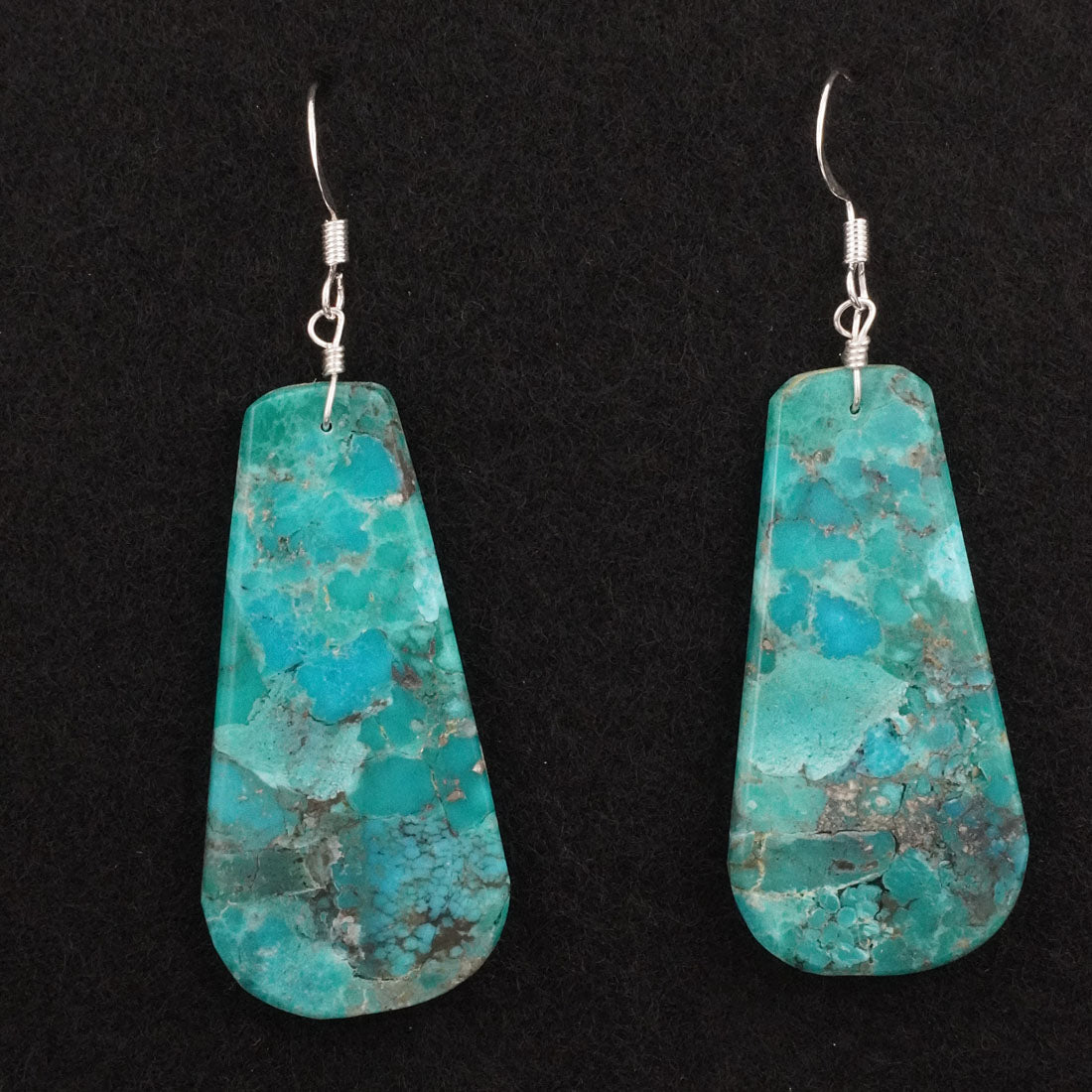 Lupe Lovato Turquoise & Sterling Silver Earrings