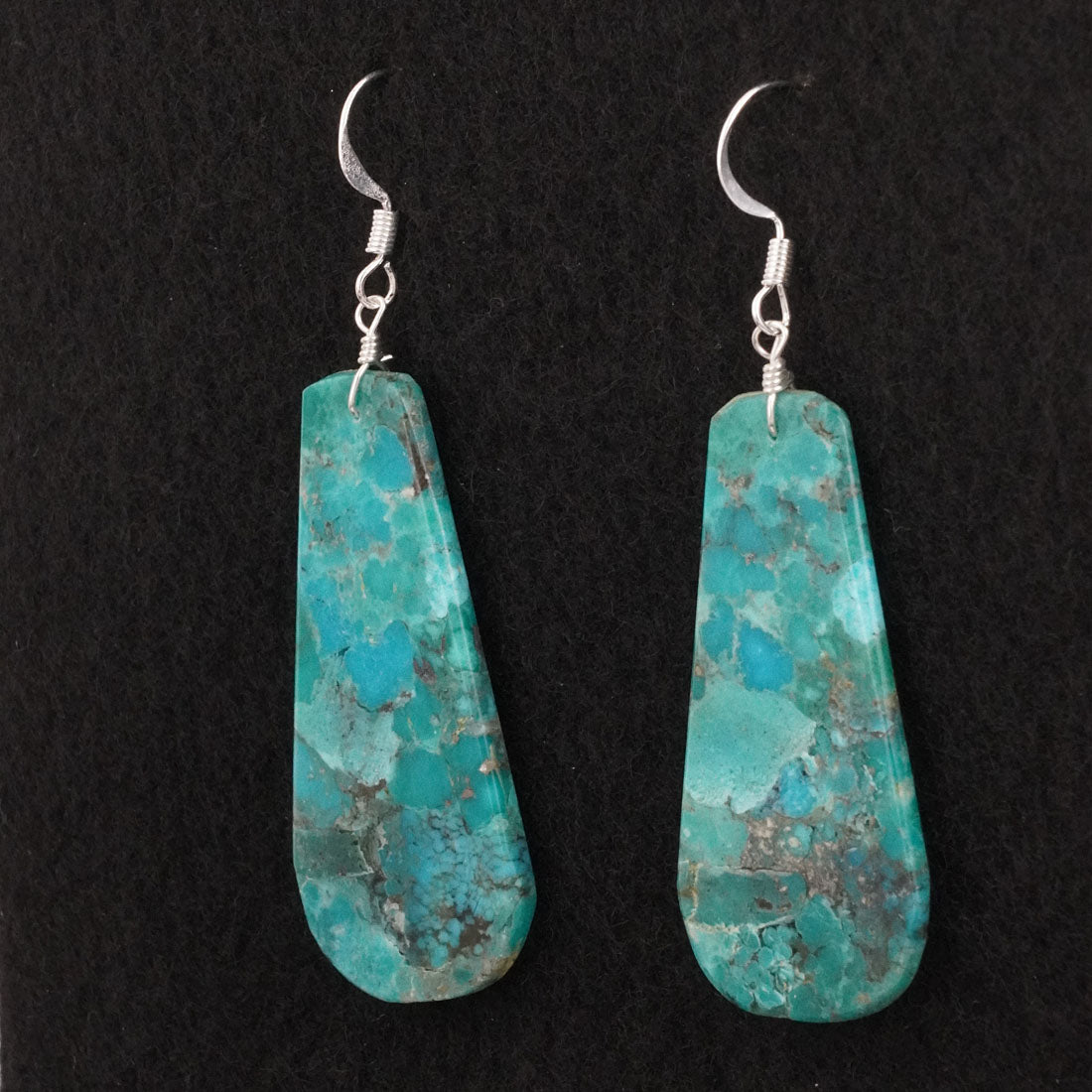 Lupe Lovato Turquoise & Sterling Silver Earrings