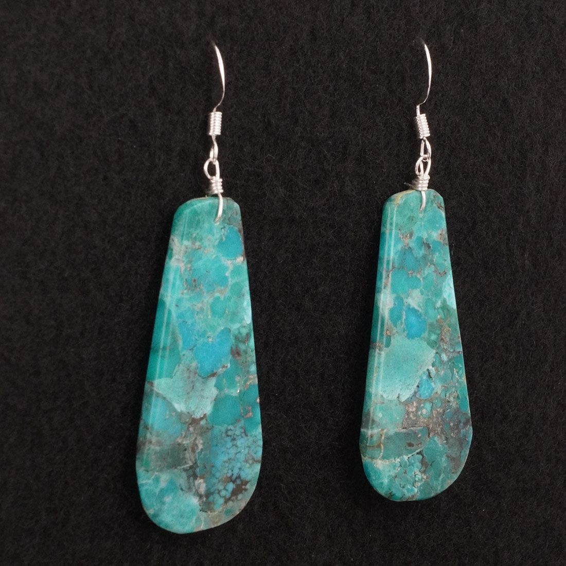 Lupe Lovato Turquoise & Sterling Silver Earrings