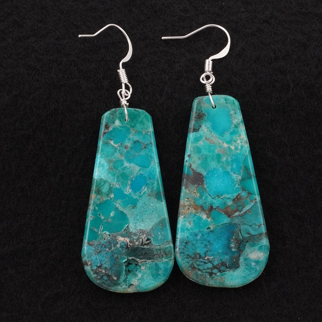 Lupe Lovato Turquoise & Sterling Silver Earrings