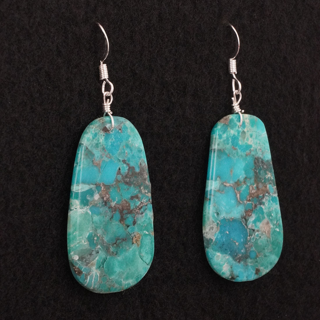 Lupe Lovato Turquoise & Sterling Silver Earrings