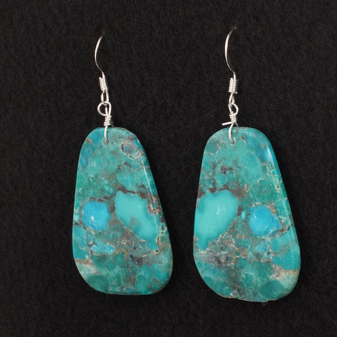 Lupe Lovato Turquoise & Sterling Silver Earrings