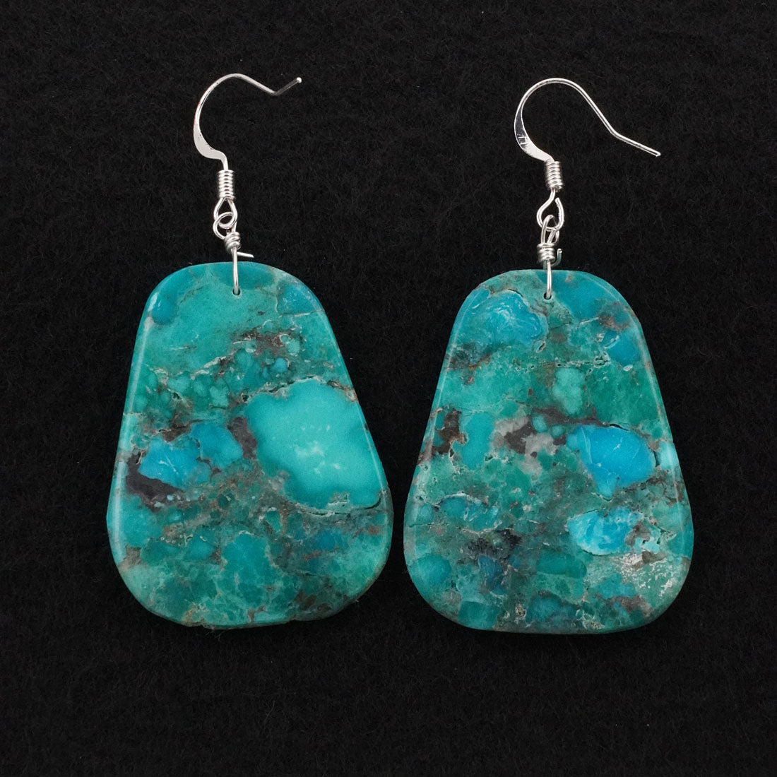 Lupe Lovato Turquoise & Sterling Silver Earrings