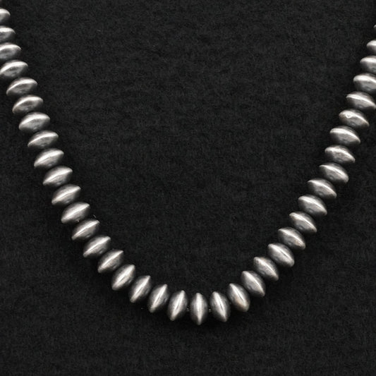 Crystal Haley Sterling Silver Navajo Pearl Necklace 22"