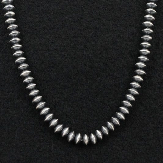 Austin Haley Sterling Silver Navajo Pearl Necklace 24"