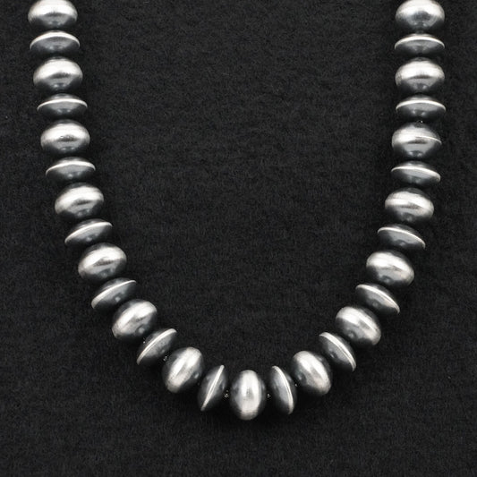 Preston Haley Sterling Silver Navajo Pearl Necklace 20"
