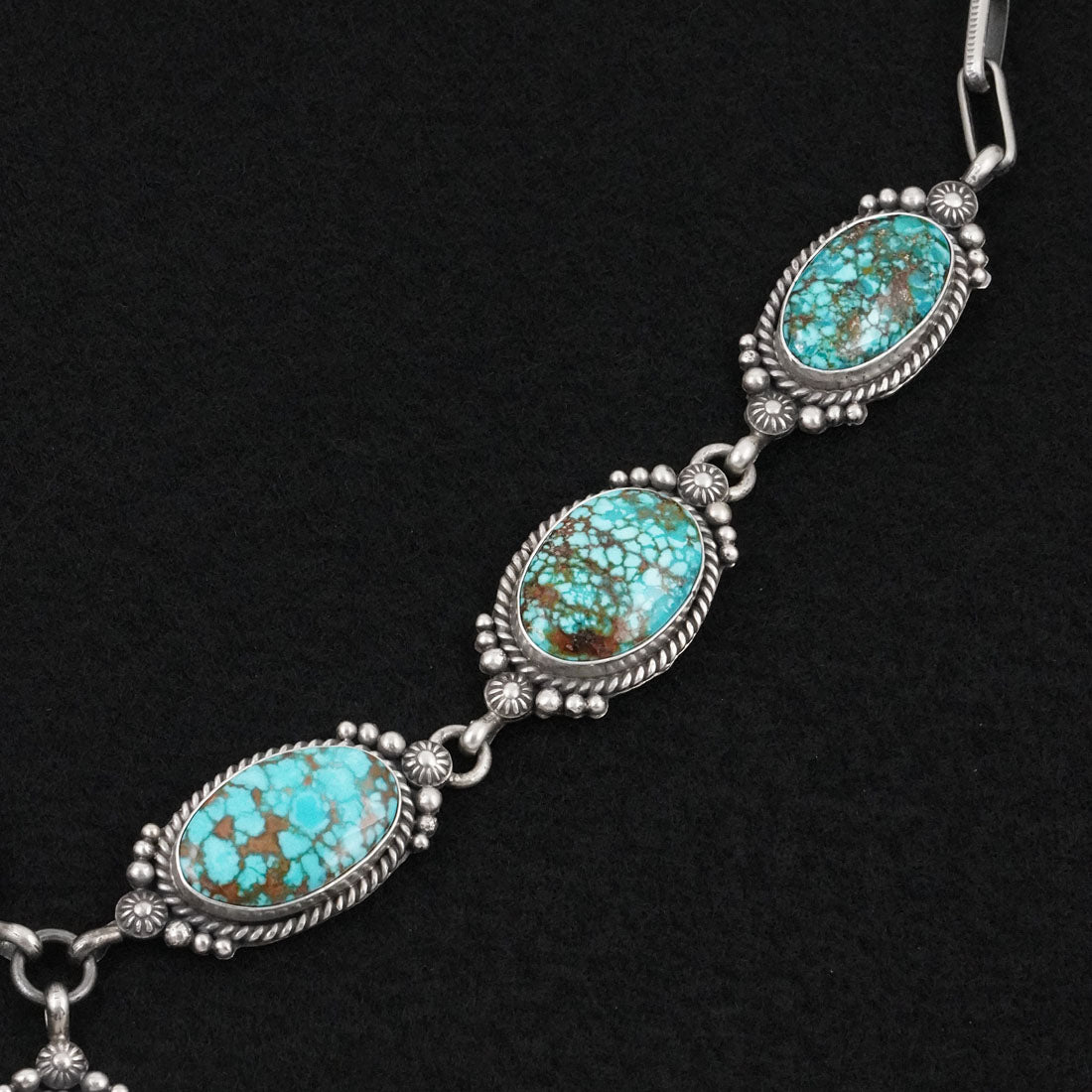 Rosita Calladitto Turquoise & Sterling Silver Necklace Set