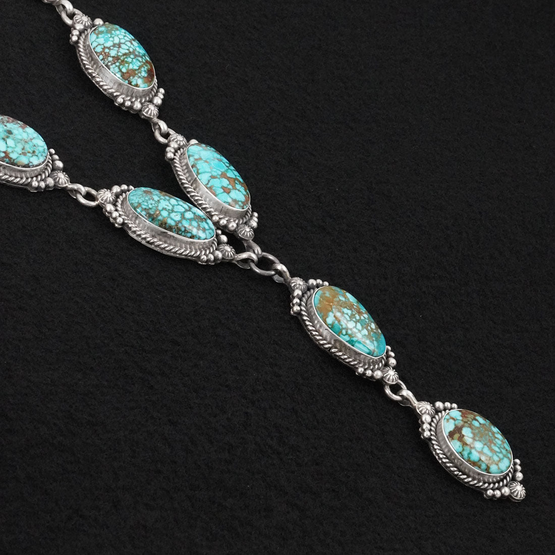 Rosita Calladitto Turquoise & Sterling Silver Necklace Set