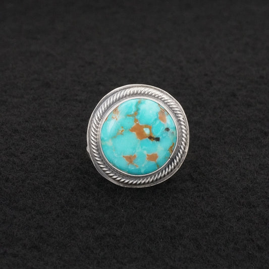 Darrin Livingston Turquoise & Sterling Silver Ring Size 7