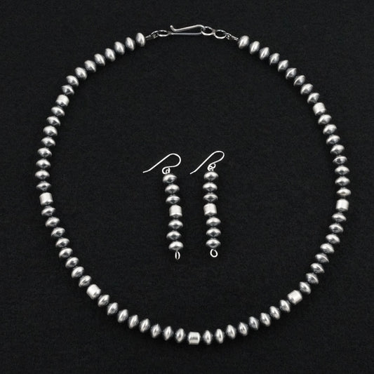 Tonisha Haley Navajo Pearl Necklace & Earrings