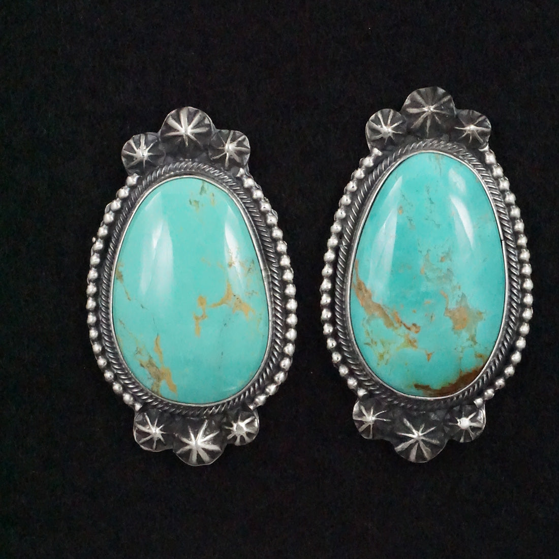 Bob Becenti Turquoise & Sterling Silver Necklace Set