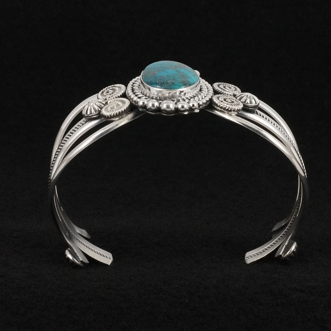 Michael Calladitto Turquoise & Sterling Silver Bracelet