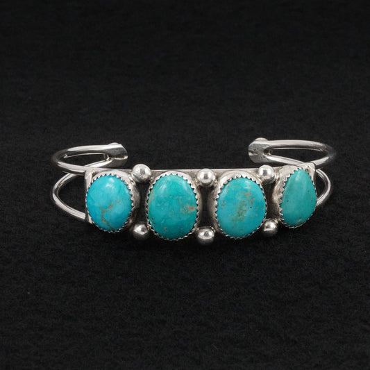 Priscilla Reeder Turquoise & Sterling Silver Bracelet