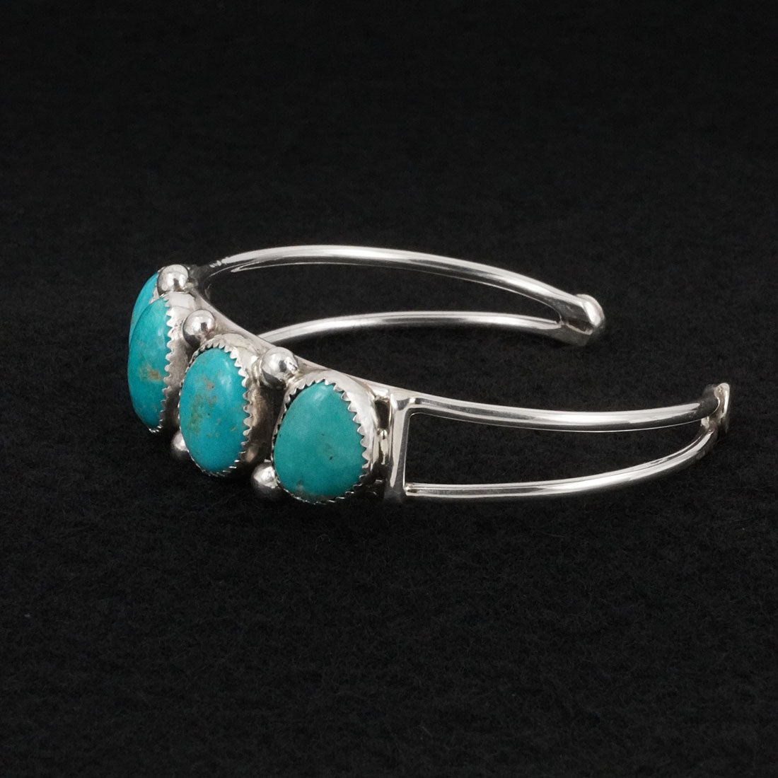 Priscilla Reeder Turquoise & Sterling Silver Bracelet