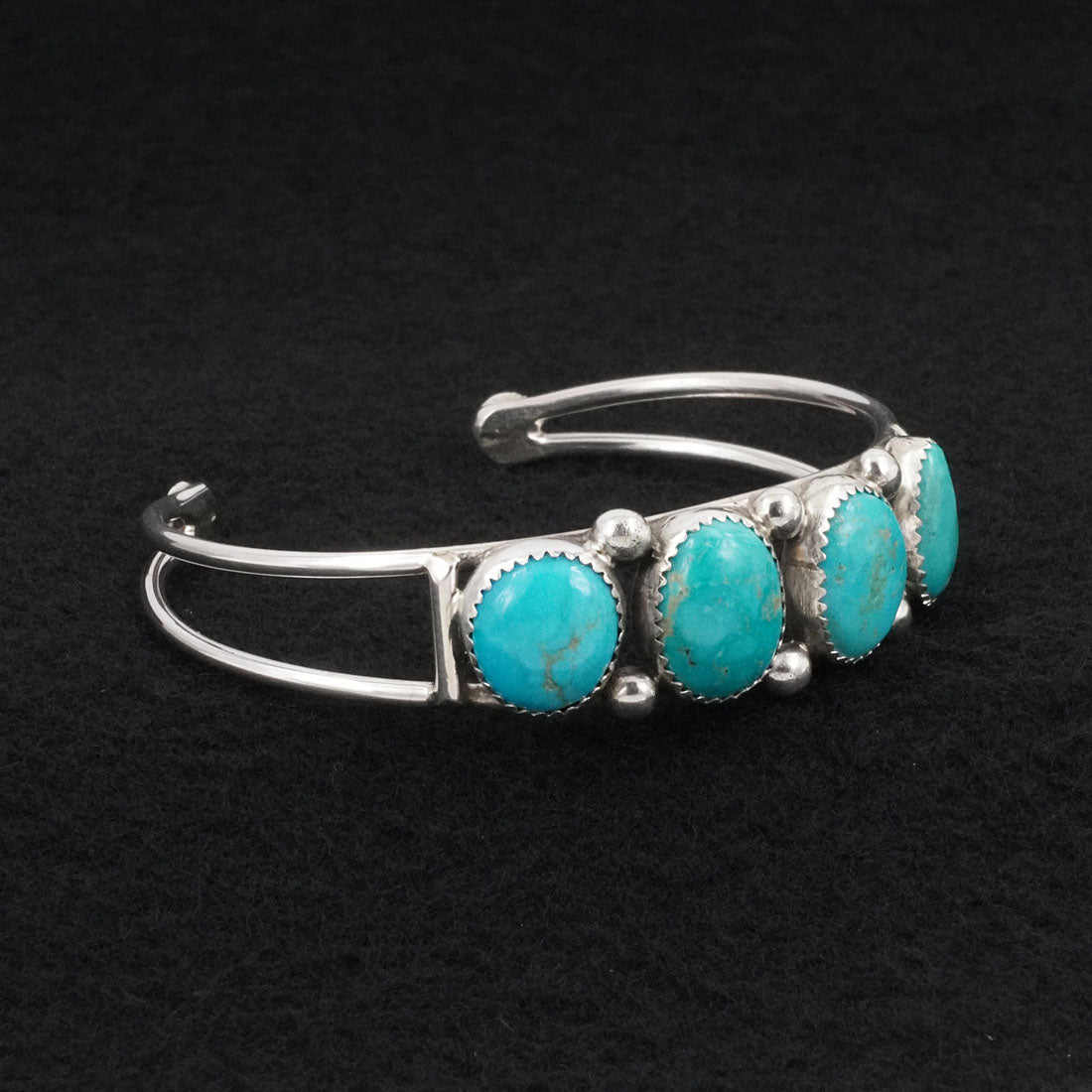 Priscilla Reeder Turquoise & Sterling Silver Bracelet