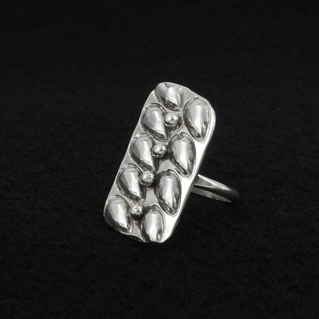 Priscilla Reeder Sterling Silver Ring Sz. 7.5