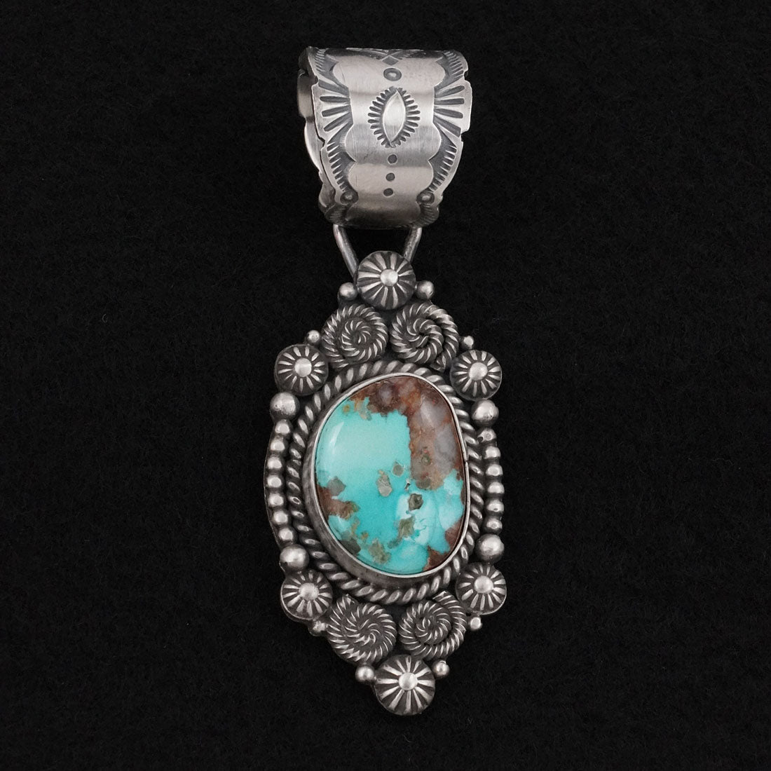 Rcrm Rosita Calladitto Turquoise & Sterling Silver Pendant – RCRM Jewelry, LLC