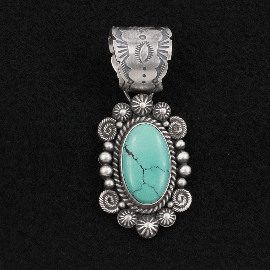 Rosita Calladitto Turquoise & Sterling Silver Pendant