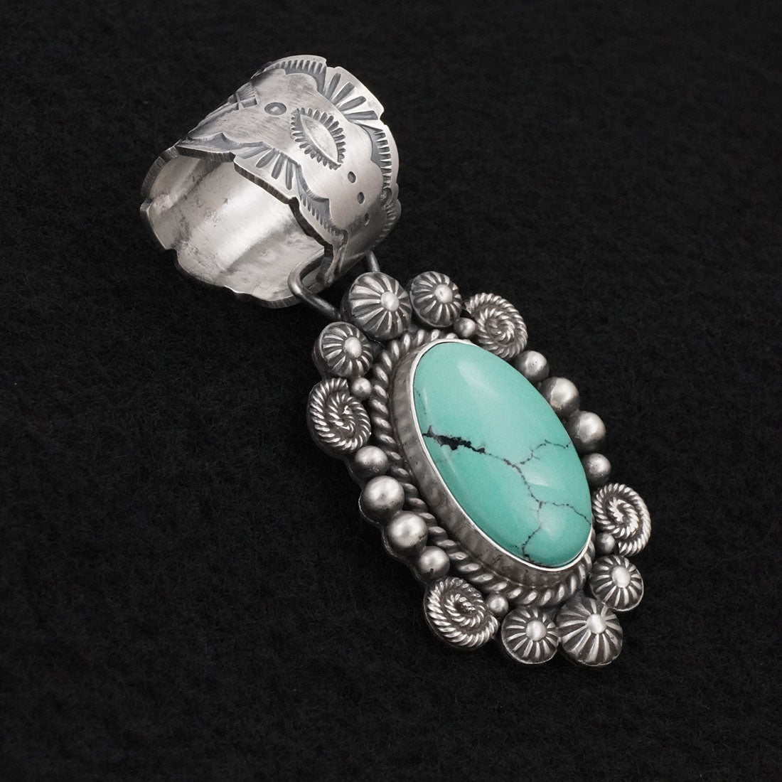 Rosita Calladitto Turquoise & Sterling Silver Pendant