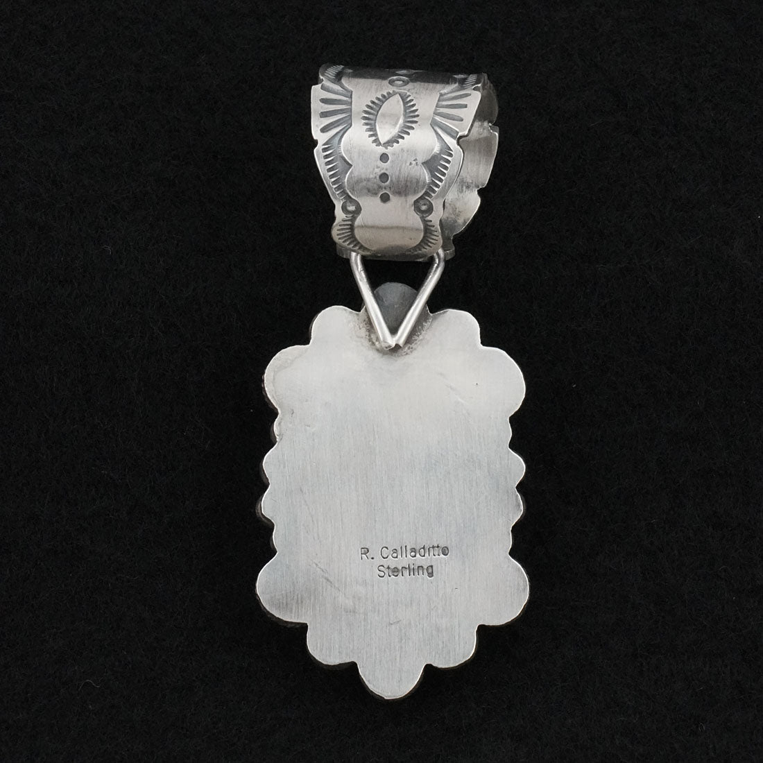 Rosita Calladitto Turquoise & Sterling Silver Pendant