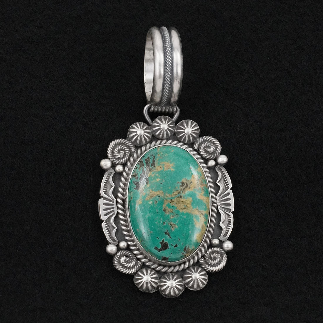 Rcrm Rosita Calladitto Turquoise & Sterling Silver Pendant – RCRM Jewelry, LLC