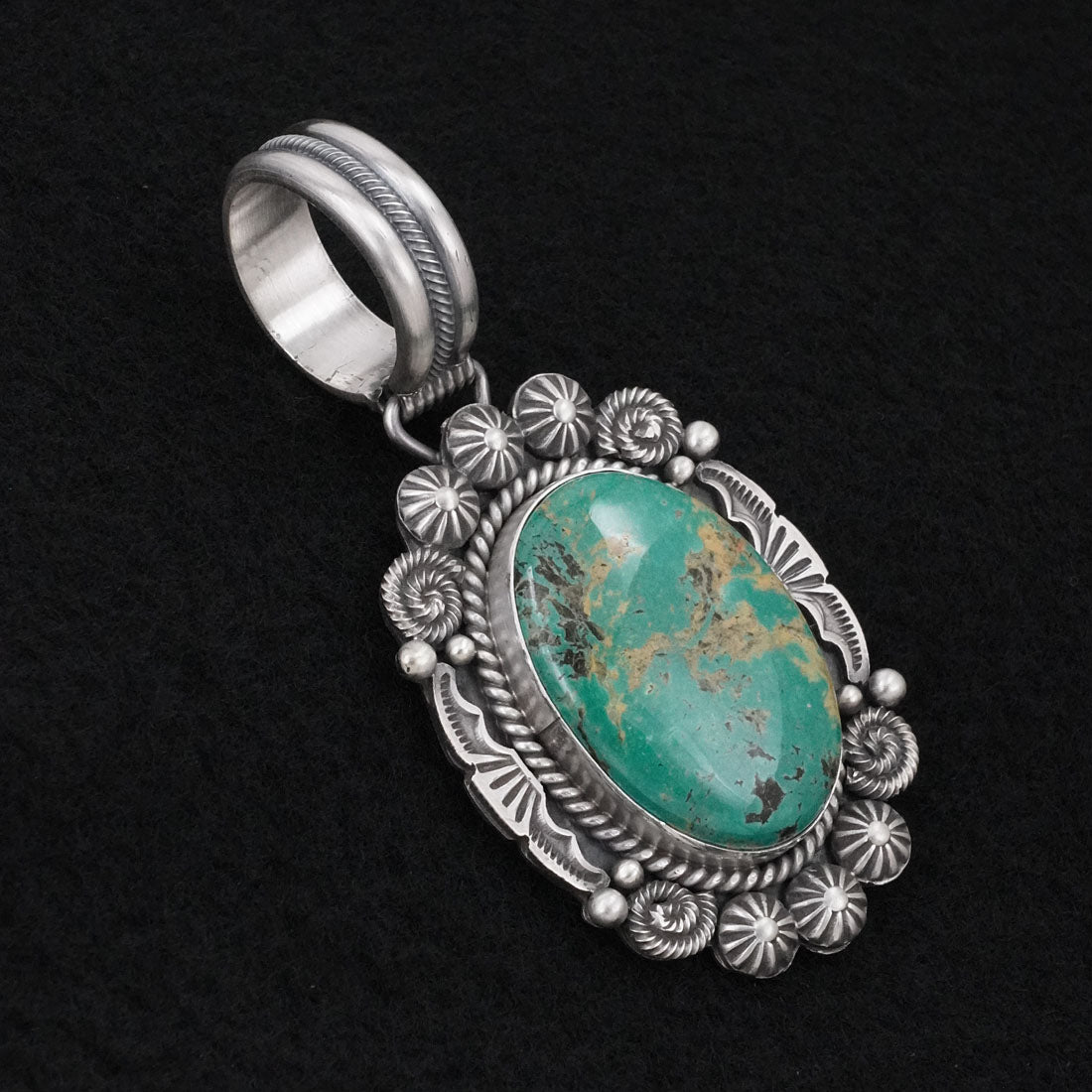 Rosita Calladitto Turquoise & Sterling Silver Pendant