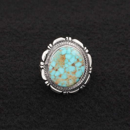 Thomas Francisco Turquoise & Sterling Silver Ring Size 8