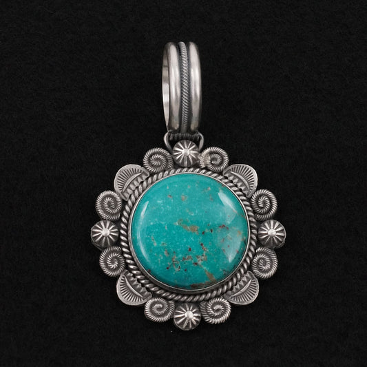 Rosita Calladitto Turquoise & Sterling Silver Pendant