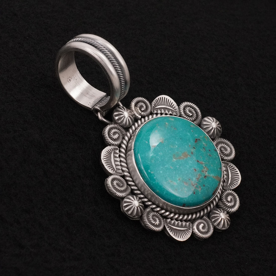 Rosita Calladitto Turquoise & Sterling Silver Pendant