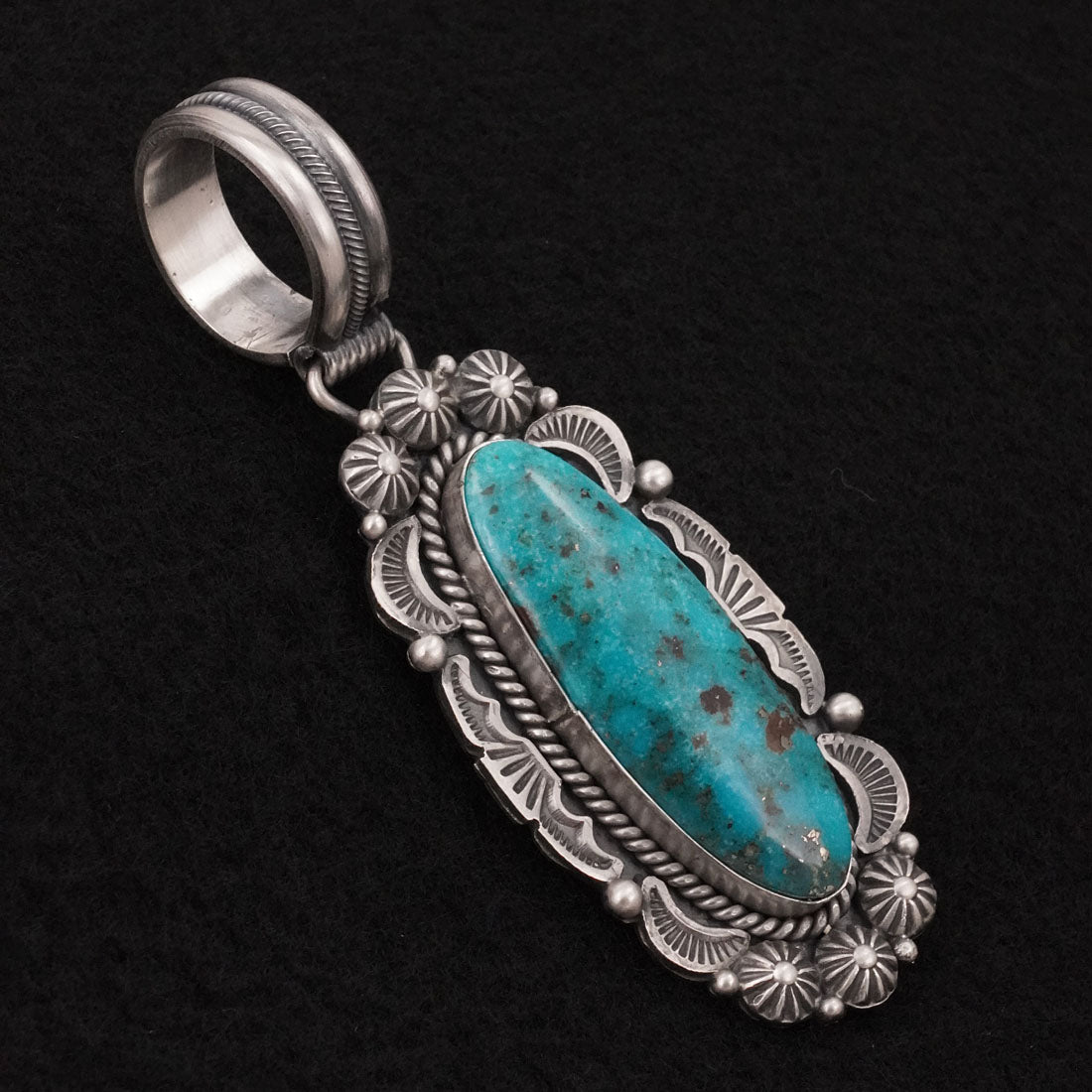 Rosita Calladitto Turquoise & Sterling Silver Pendant