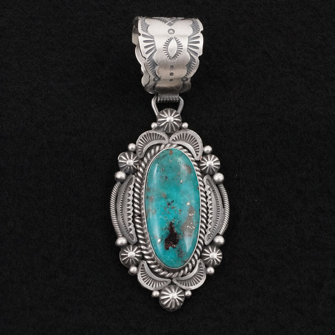 Rosita Calladitto Turquoise & Sterling Silver Pendant