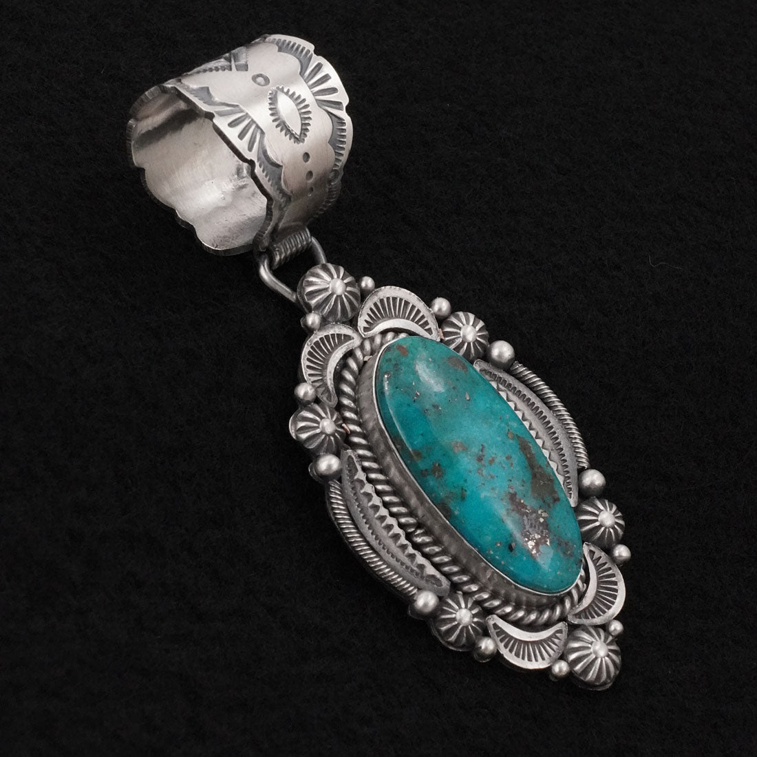 Rosita Calladitto Turquoise & Sterling Silver Pendant