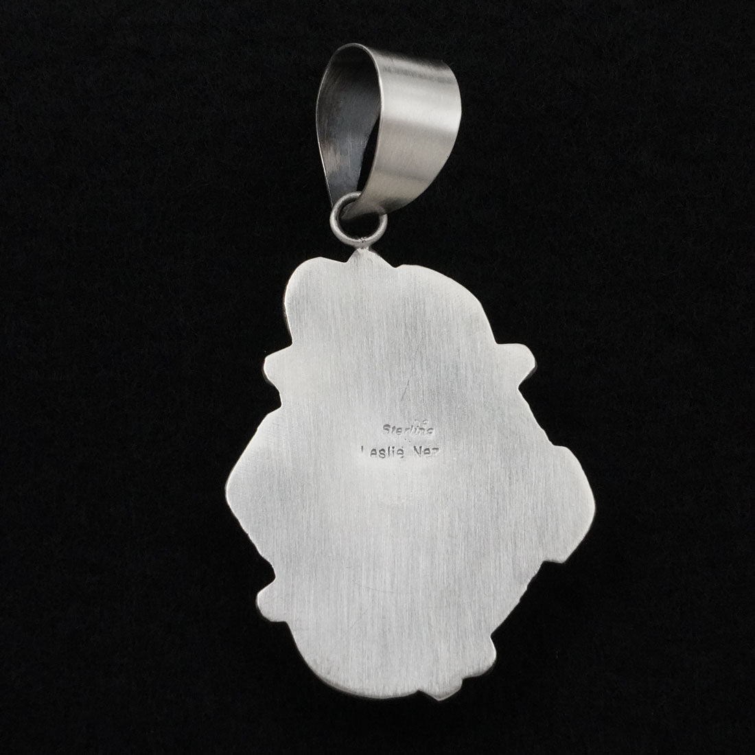 Leslie Nez Turquoise & Sterling Silver Pendant