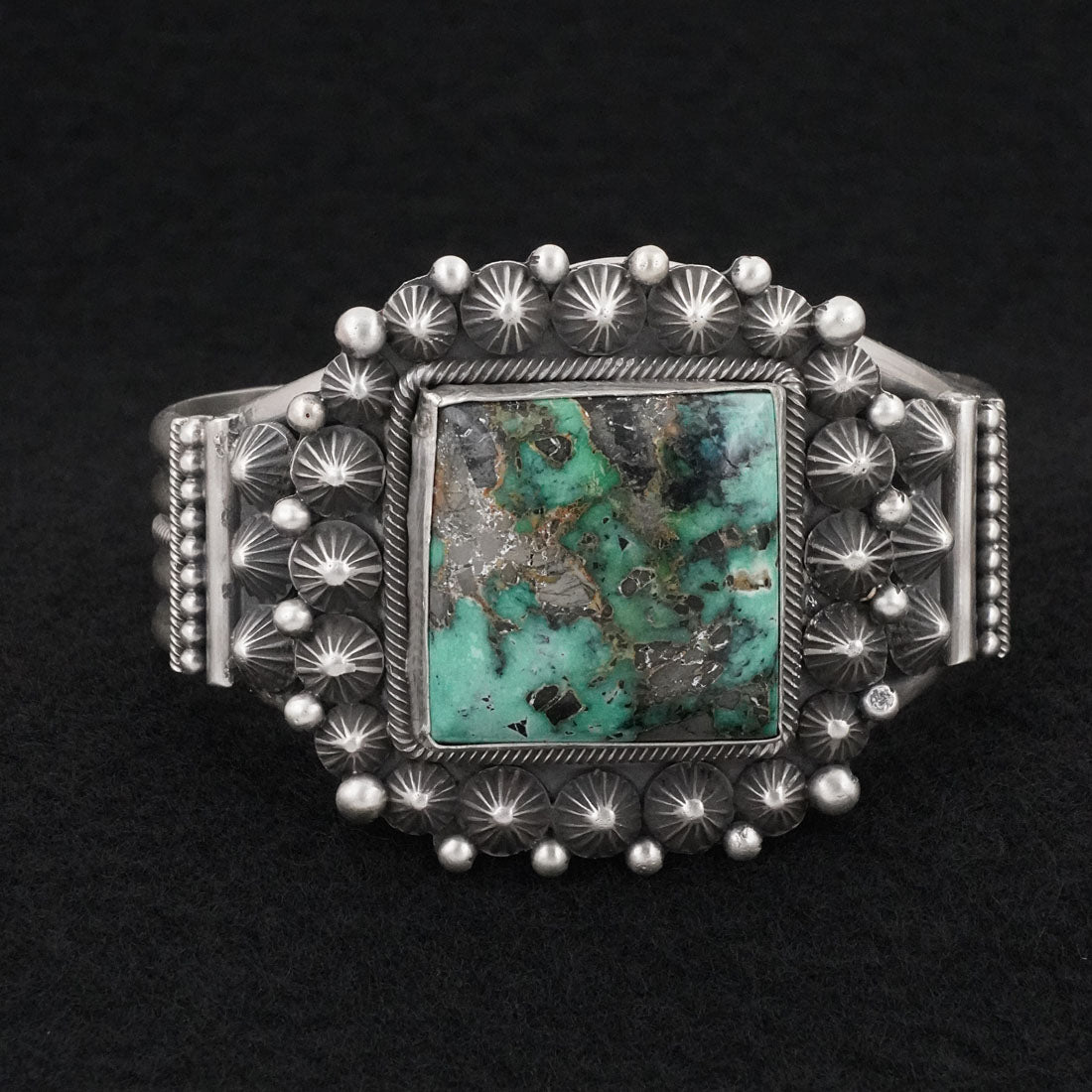 Michael Calladitto Variscite & Sterling Silver Bracelet