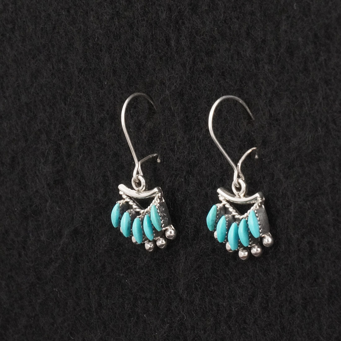 Stewart Nakatewa Turquoise & Sterling Silver Necklace Set