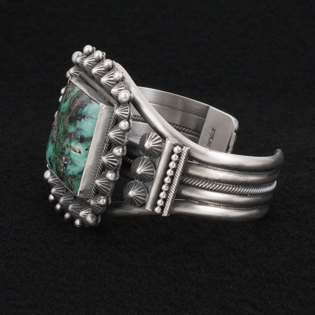 Michael Calladitto Variscite & Sterling Silver Bracelet