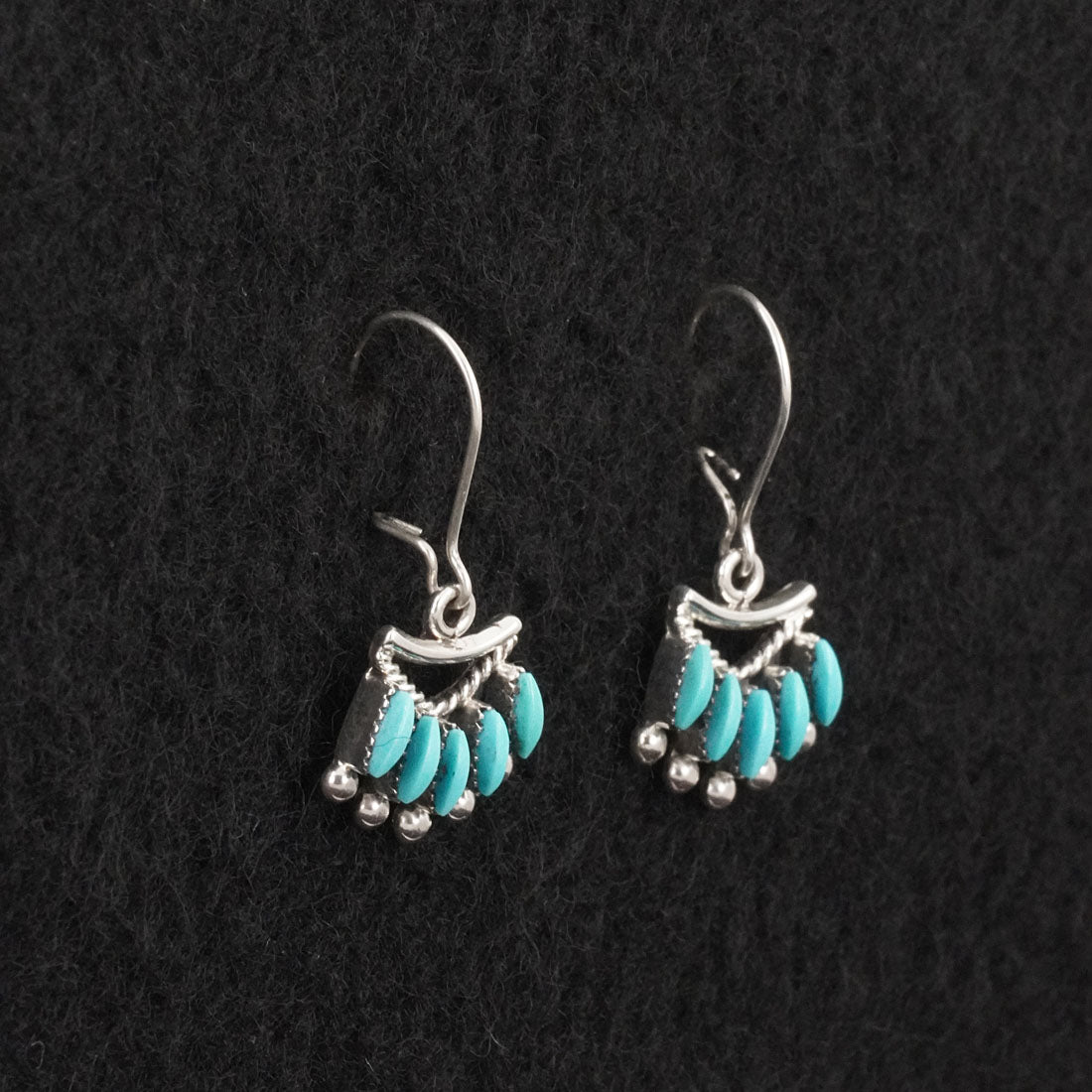Stewart Nakatewa Turquoise & Sterling Silver Necklace Set