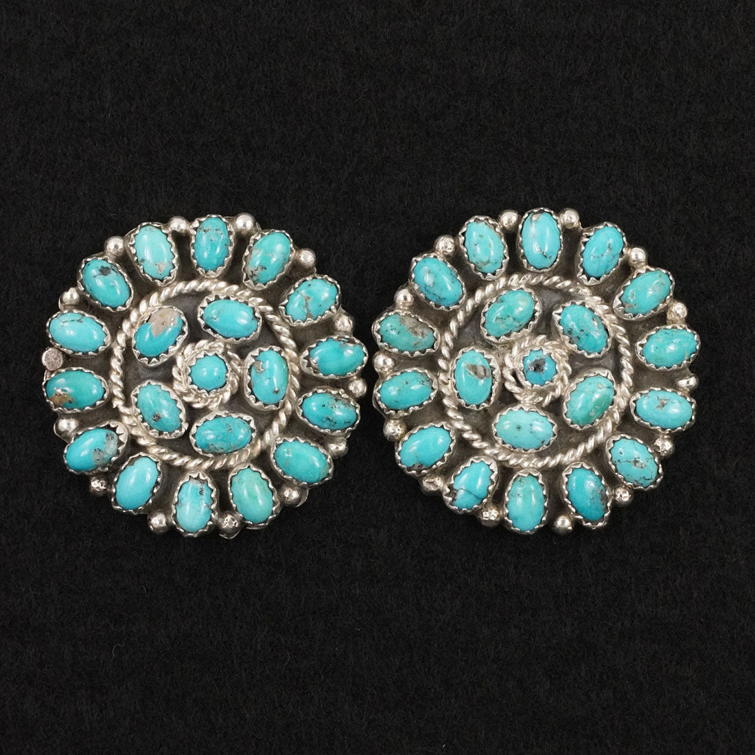 Eunise Wilson Turquoise & Sterling Silver Earrings