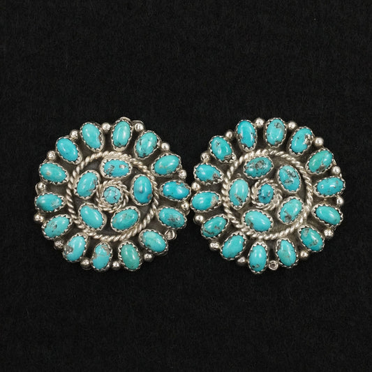 Eunise Wilson Turquoise & Sterling Silver Earrings